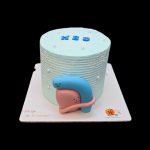 کیک یخچالی دونفره کد43