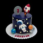 کیک تمام فوندانت کد 100