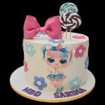 کیک خامه فوندانت کد247